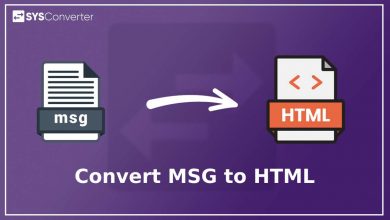 Convert msh to html
