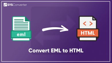 EML to HTML conversion