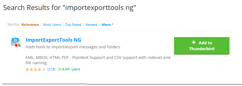 Add ImportExport Tool NG for OST to EML conversion
