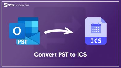 convert pst to ics