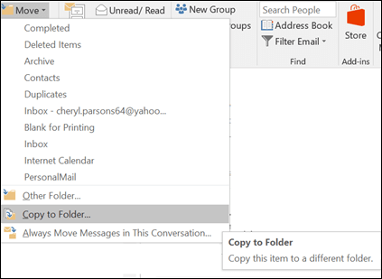 copy folder 