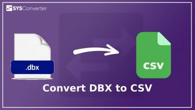 convert dbx to csv