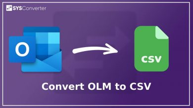 convert olm to csv