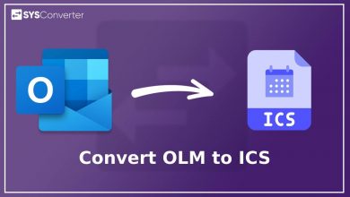 convert olm to ics