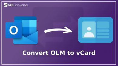 convert olm to vcard