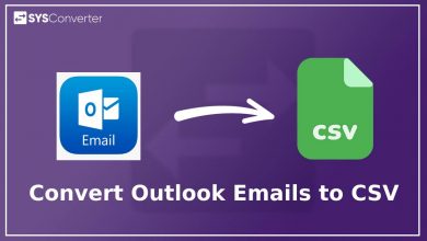 convert outlook emails to csv