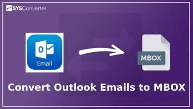 convert outlook emails to mbox