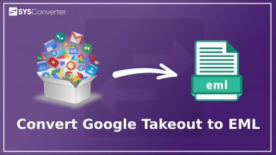 convert google takeout to eml