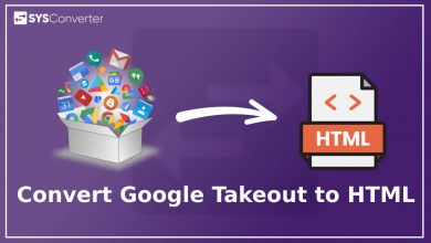 convert google takeout to html