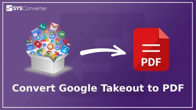 convert google takeout to pdf