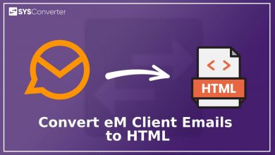 Convert eM Client Emails to HTML