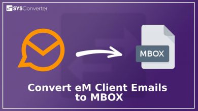 convert eM client emails to MBOX