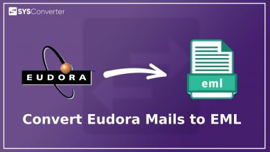 convert Eudora mails to eml