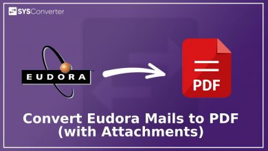 Convert Eudora Mails to PDF
