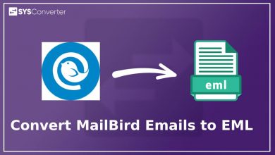 Convert MailBird Emails to EML