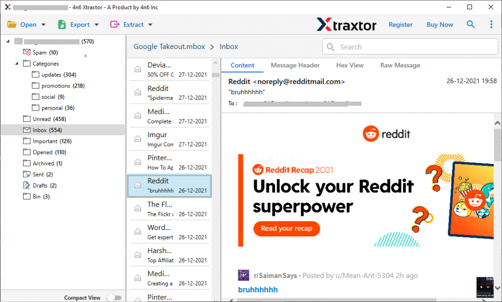 export eM client emails to csv format