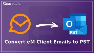 Convert eM Client Emails to PST With Attachments