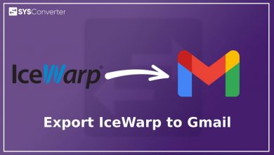 export IceWarp to Gmail