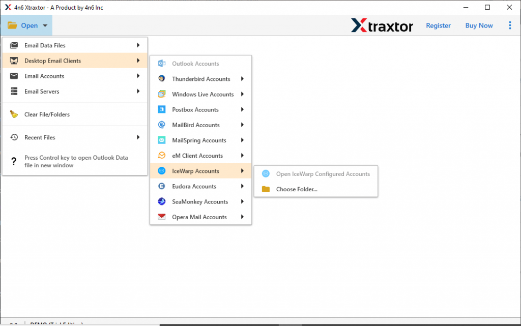 transfer IceWarp to Gmail