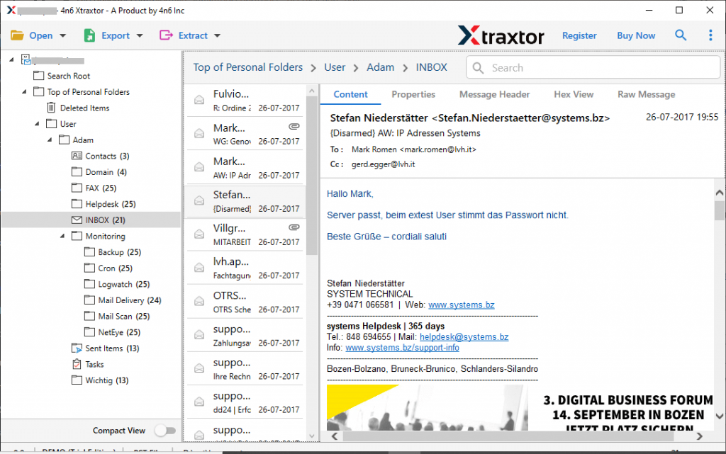 export Eudora Mails to HTML With Attachments