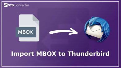 Import MBOX to thunderbird