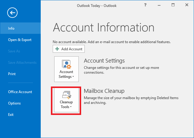 Export OST File to PST in Outlook