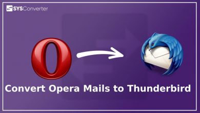 Convert Opera Mails to Thunderbird