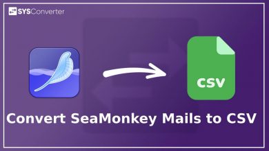convert Seamonkey mails to CSV