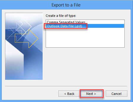 Save Outlook OST as PST
