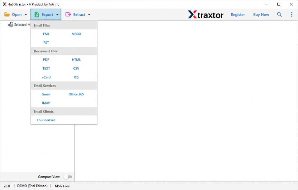 import MSG files into Outlook 2021