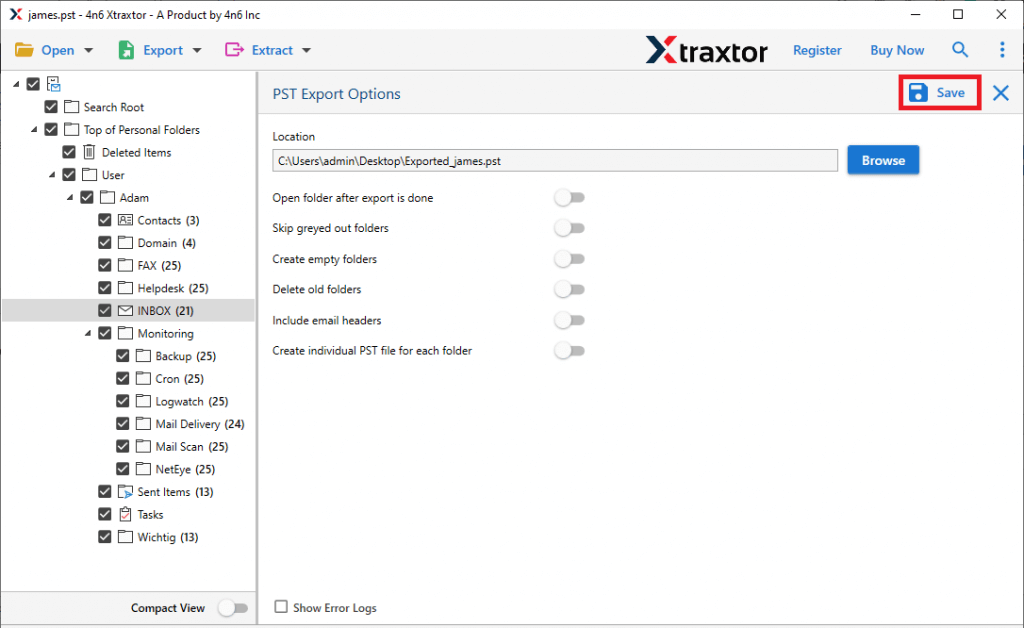 Import MSG Files into Outlook 2021