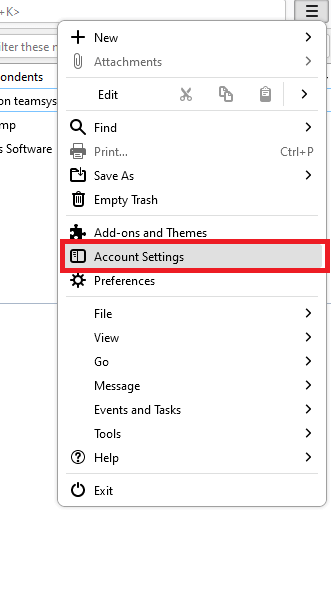 import pst to Thunderbird