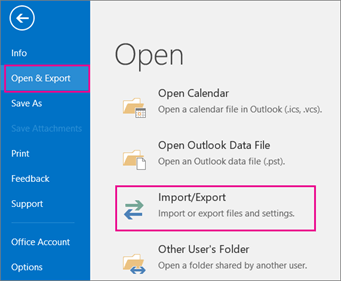 import OST files to Outlook 2021