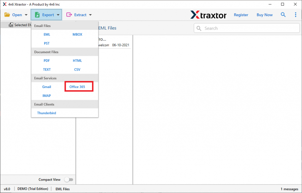 Transfer MDaemon Emails to Office 365