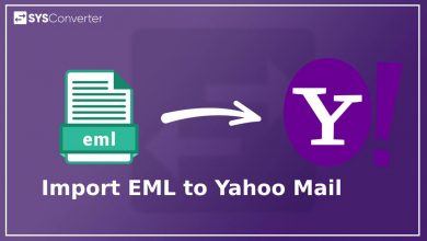 import EML to Yahoo Mail