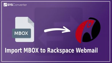 import MBOX to Rackspace