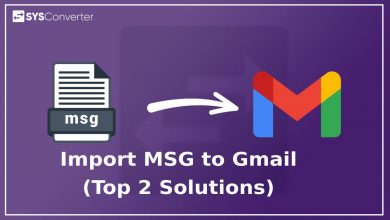 import MSG to Gmail