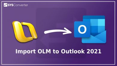 Import OLM to Outlook 2021