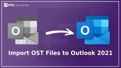 import OST files to Outlook 2021