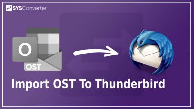 Import OST to Thunderbird