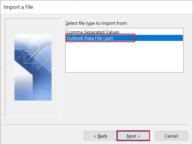 Read EML Files to Outlook 2021