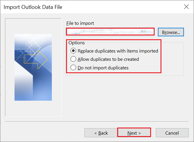 import OST to Outlook 2021