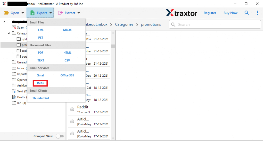 Move MBOX to Rackspace