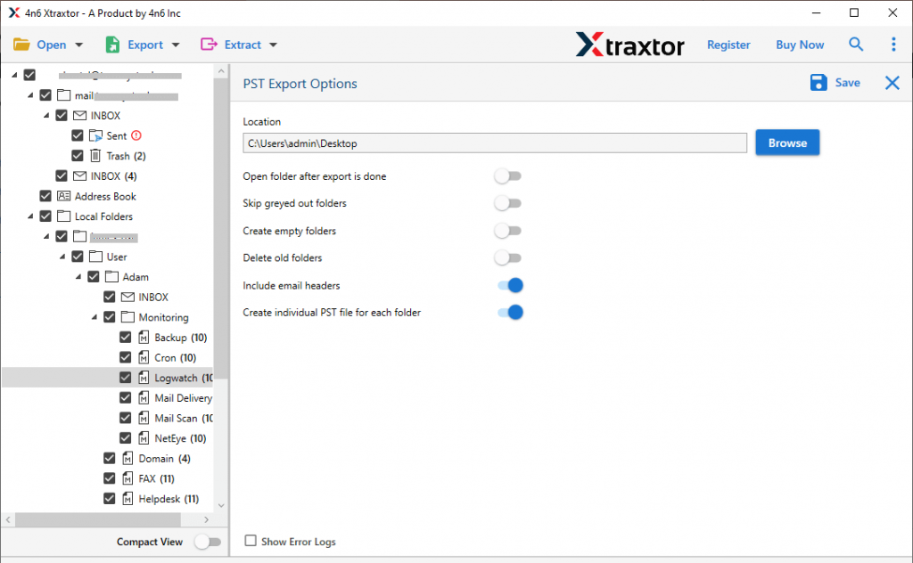 Convert MDaemon Emails to PST