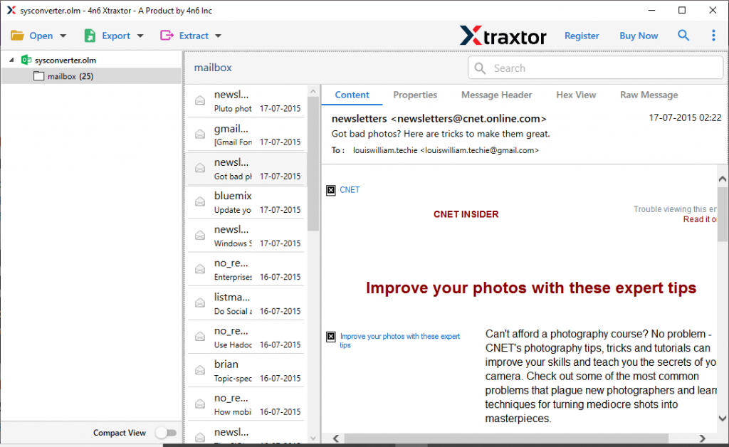 Import OLM to Outlook 2021