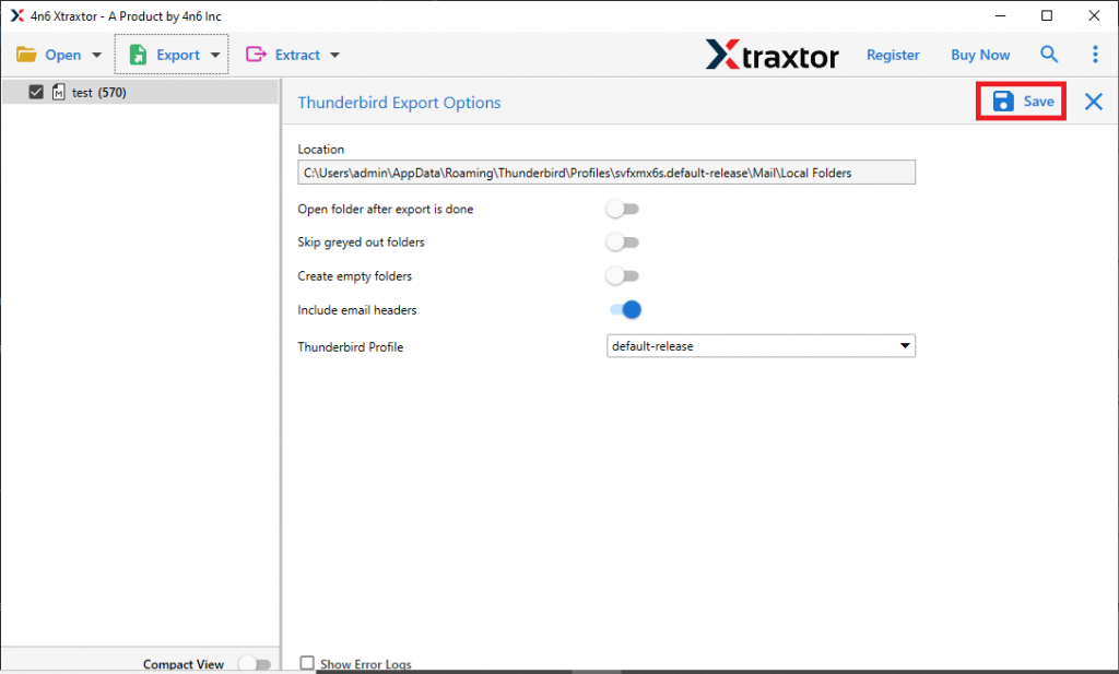 import EML to Thunderbird