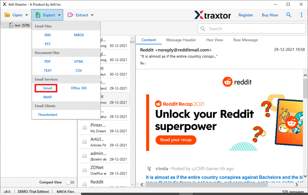 Kerio to Gmail Migration