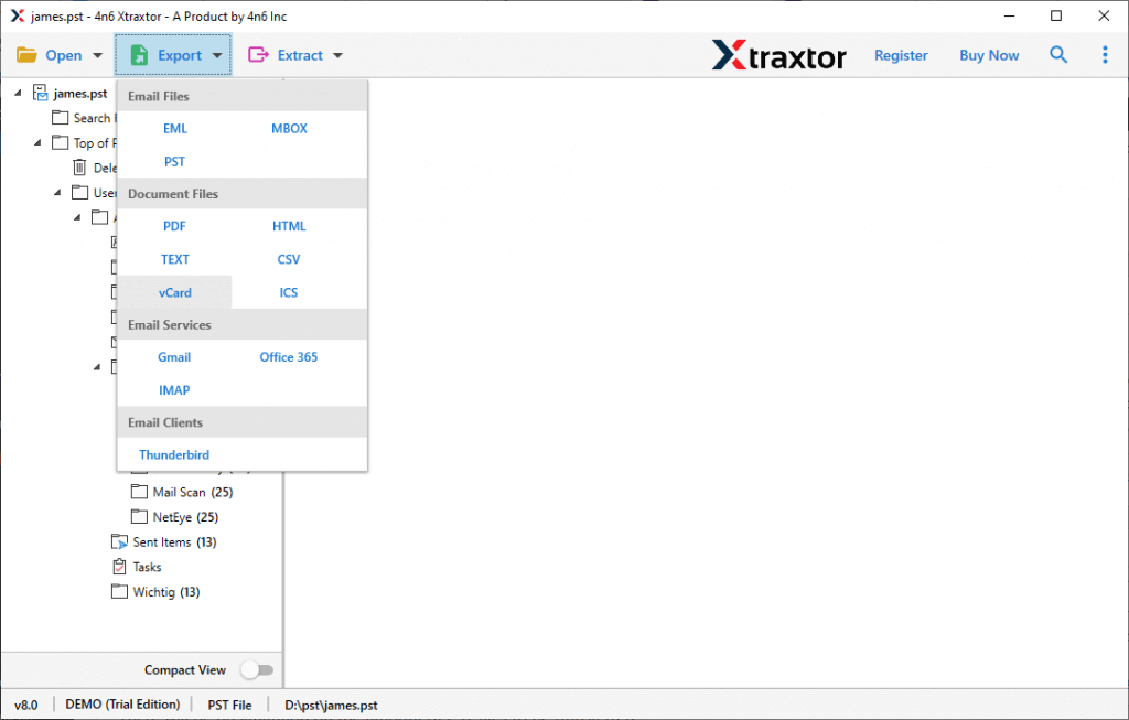 Extract Contacts From OST
