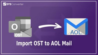 Import OST to AOL Mail