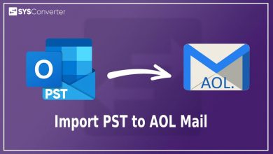 Import PST to AOL Mail